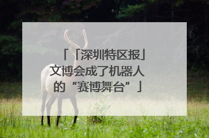 「深圳特区报」文博会成了机器人的“赛博舞台”