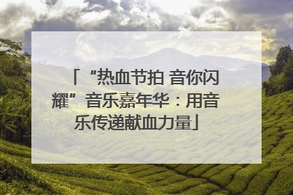 “热血节拍 音你闪耀”音乐嘉年华：用音乐传递献血力量