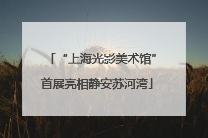 “上海光影美术馆”首展亮相静安苏河湾