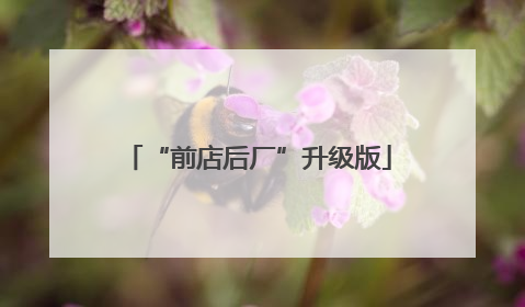 “前店后厂”升级版