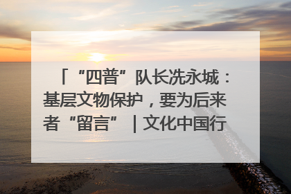 “四普”队长冼永城：基层文物保护，要为后来者“留言”｜文化中国行·我在广东找文物