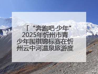 “奔跑吧·少年”2025年忻州市青少年围棋锦标赛在忻州云中河温泉旅游度假区圆满举办