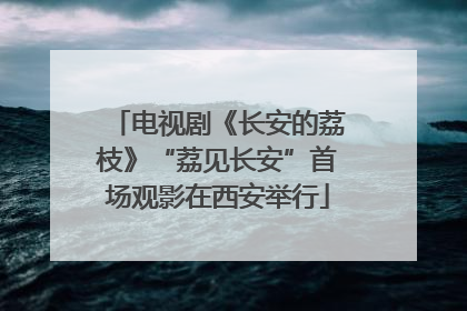 电视剧《长安的荔枝》“荔见长安”首场观影在西安举行