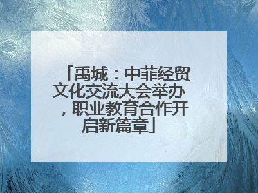 禹城：中菲经贸文化交流大会举办，职业教育合作开启新篇章