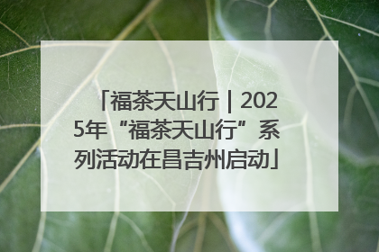 福茶天山行｜2025年“福茶天山行”系列活动在昌吉州启动