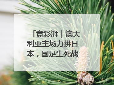 竞彩湃｜澳大利亚主场力拼日本，国足生死战大热倒灶？