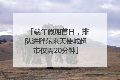 端午假期首日，排队进胖东来天使城超市仅需20分钟