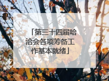 第三十四届哈洽会各项筹备工作基本就绪