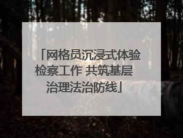 网格员沉浸式体验检察工作 共筑基层治理法治防线