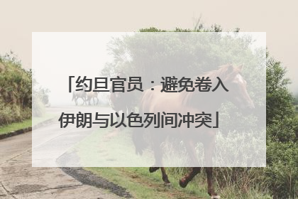 约旦官员：避免卷入伊朗与以色列间冲突
