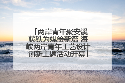 两岸青年聚安溪 藤铁为媒绘新篇 海峡两岸青年工艺设计创新主题活动开幕