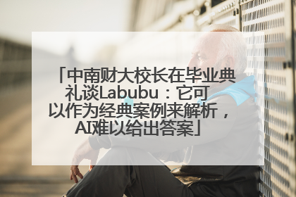 中南财大校长在毕业典礼谈Labubu：它可以作为经典案例来解析，AI难以给出答案