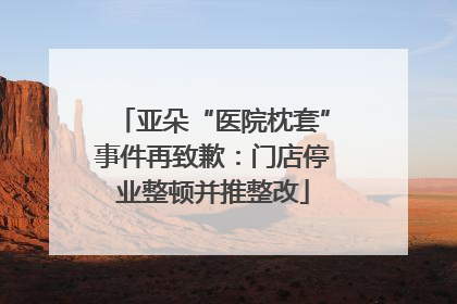 亚朵“医院枕套”事件再致歉：门店停业整顿并推整改