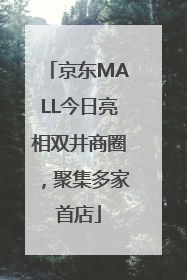 京东MALL今日亮相双井商圈，聚集多家首店