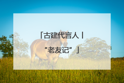 古建代言人丨“老友记”