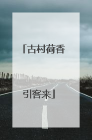 古村荷香引客来