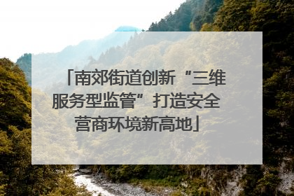 南郊街道创新“三维服务型监管”打造安全营商环境新高地
