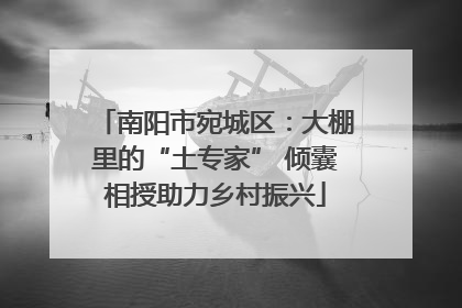 南阳市宛城区：大棚里的“土专家” 倾囊相授助力乡村振兴