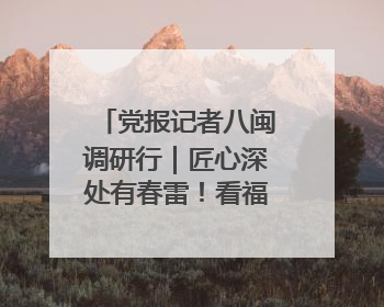 党报记者八闽调研行｜匠心深处有春雷！看福建工艺美术如何创新表达