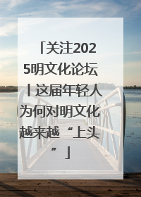 关注2025明文化论坛丨这届年轻人为何对明文化越来越“上头”