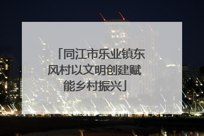 同江市乐业镇东风村以文明创建赋能乡村振兴