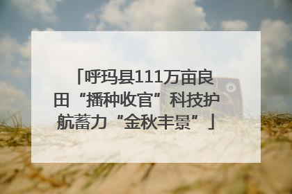 呼玛县111万亩良田“播种收官”科技护航蓄力“金秋丰景”