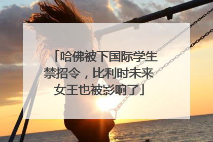 哈佛被下国际学生禁招令，比利时未来女王也被影响了