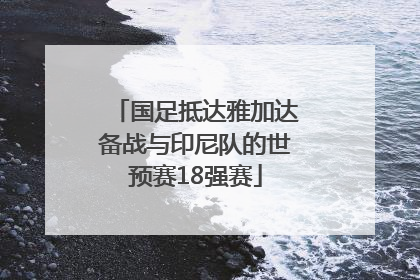 国足抵达雅加达备战与印尼队的世预赛18强赛