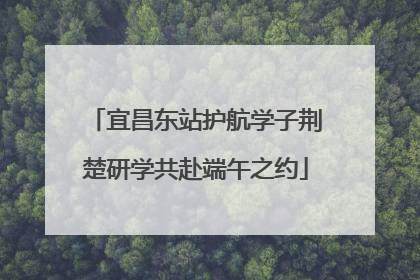 宜昌东站护航学子荆楚研学共赴端午之约