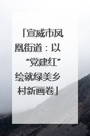 宣威市凤凰街道：以“党建红”绘就绿美乡村新画卷