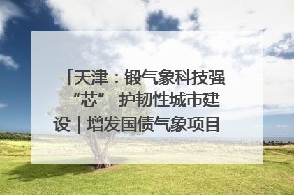 天津：锻气象科技强“芯” 护韧性城市建设｜增发国债气象项目落地见效系列报道