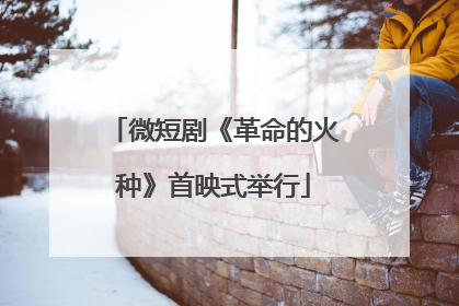 微短剧《革命的火种》首映式举行