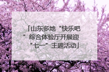 山东多地“快乐吧”综合体验厅开展迎“七一”主题活动