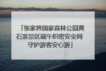 张家界国家森林公园黄石寨景区端午织密安全网 守护游客安心游