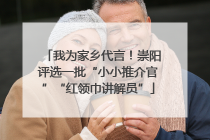 我为家乡代言！崇阳评选一批“小小推介官”“红领巾讲解员”