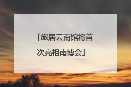 旅居云南馆将首次亮相南博会