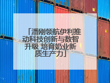 潘刚领航伊利推动科技创新与数智升级 培育奶业新质生产力
