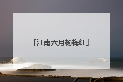 江南六月杨梅红