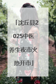 沈丘县2025中医养生夜市火热开市