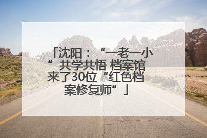 沈阳：“一老一小”共学共悟 档案馆来了30位“红色档案修复师”