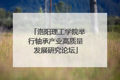 洛阳理工学院举行轴承产业高质量发展研究论坛