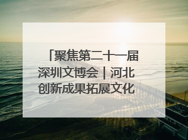 聚焦第二十一届深圳文博会｜河北创新成果拓展文化产业“朋友圈”
