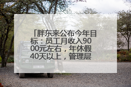 胖东来公布今年目标：员工月收入9000元左右，年休假40天以上，管理层人均分配70万元