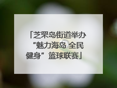 芝罘岛街道举办“魅力海岛 全民健身”篮球联赛