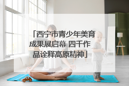 西宁市青少年美育成果展启幕 四千作品诠释高原精神