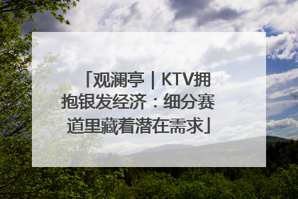 观澜亭｜KTV拥抱银发经济：细分赛道里藏着潜在需求