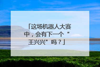 这场机器人大赛中，会有下一个“王兴兴”吗？