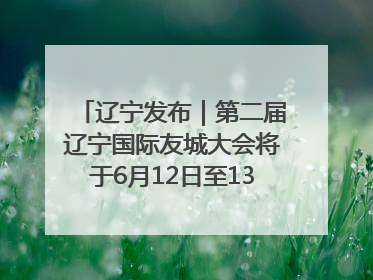 辽宁发布｜第二届辽宁国际友城大会将于6月12日至13日在沈阳举办