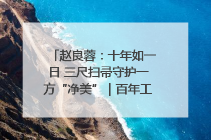 赵良蓉：十年如一日 三尺扫帚守护一方“净美”｜百年工运·劳模说