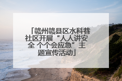 赣州赣县区水科巷社区开展“人人讲安全 个个会应急”主题宣传活动
